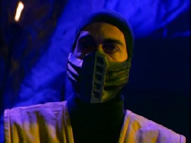 Shihan Chris as Scorpion from Mortal Kombat.