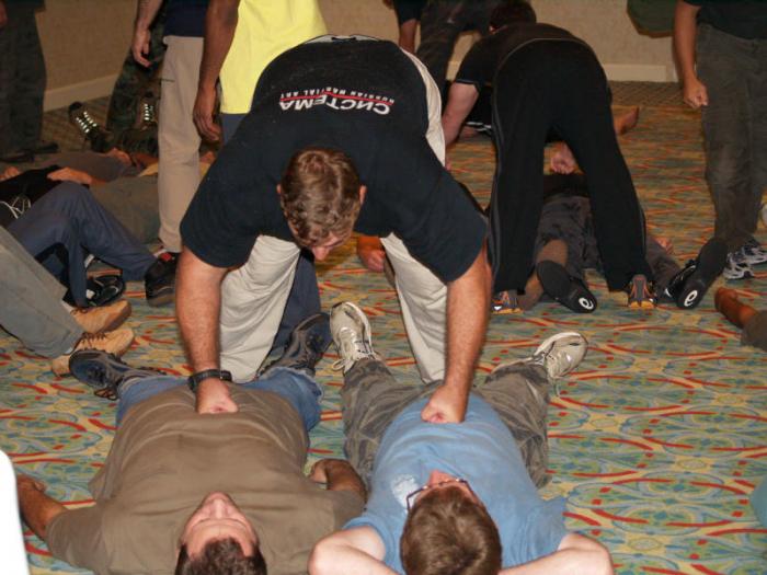 Systema Charlotte NC Oct 2007 Some partner stress inoculation/push-up/strike absorption/fear work