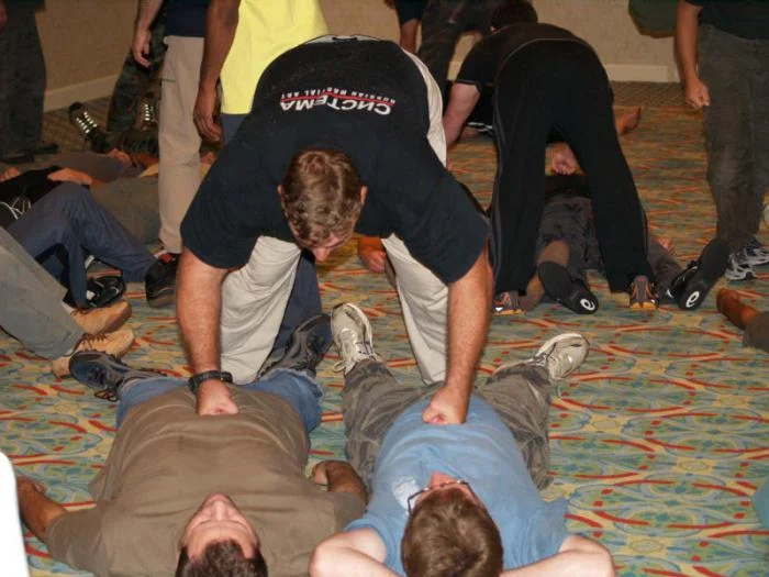 Systema Charlotte NC Oct 2007 Some partner stress inoculation/push-up/strike absorption/fear work