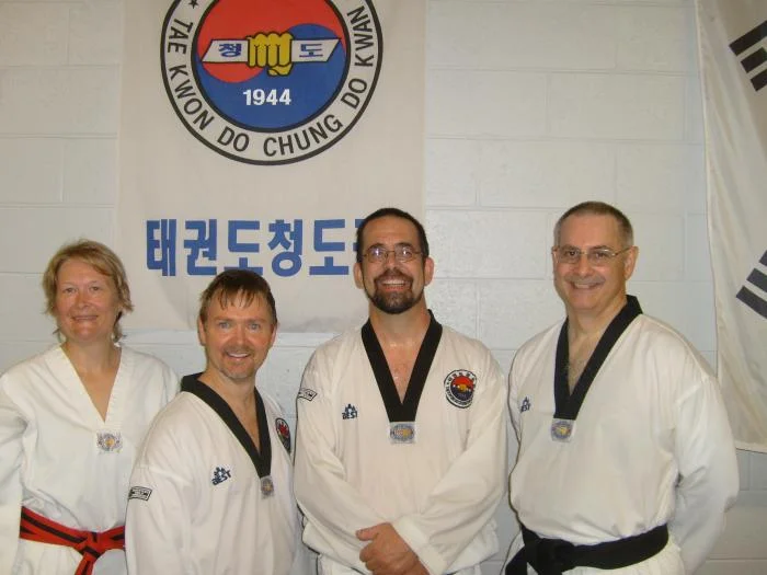 The examinees, along with myself and Craig who assisted me.