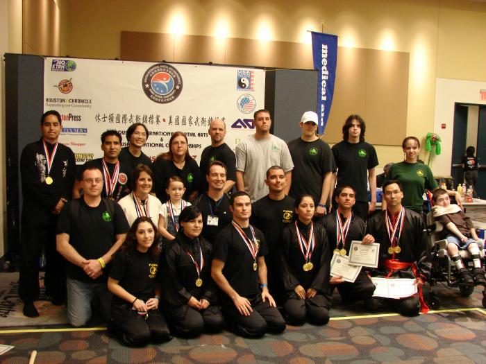The gang at the Houston International Kung Fu tournament.
