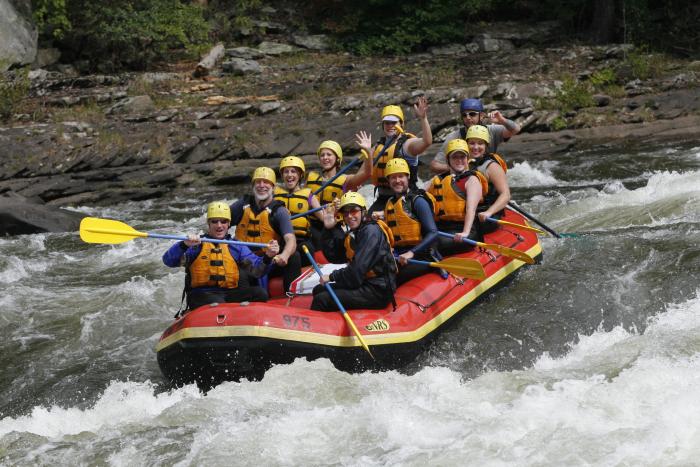 The Gauley River in West Virginia