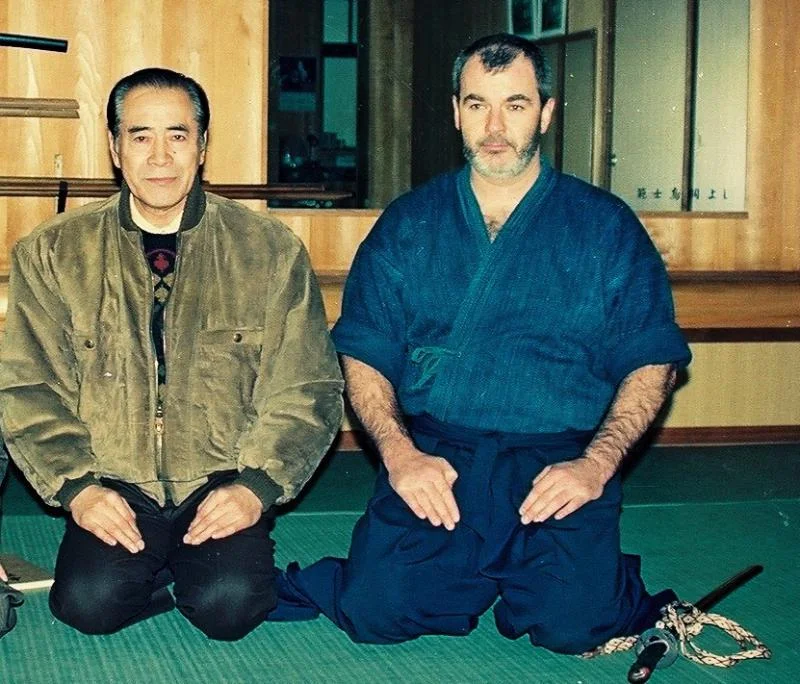 With Japanese actor Mifune Toshiro